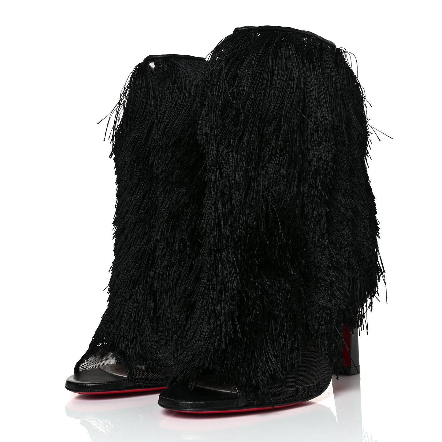Rete Nappa Zaza Twist 100 Booties 38.5 Black