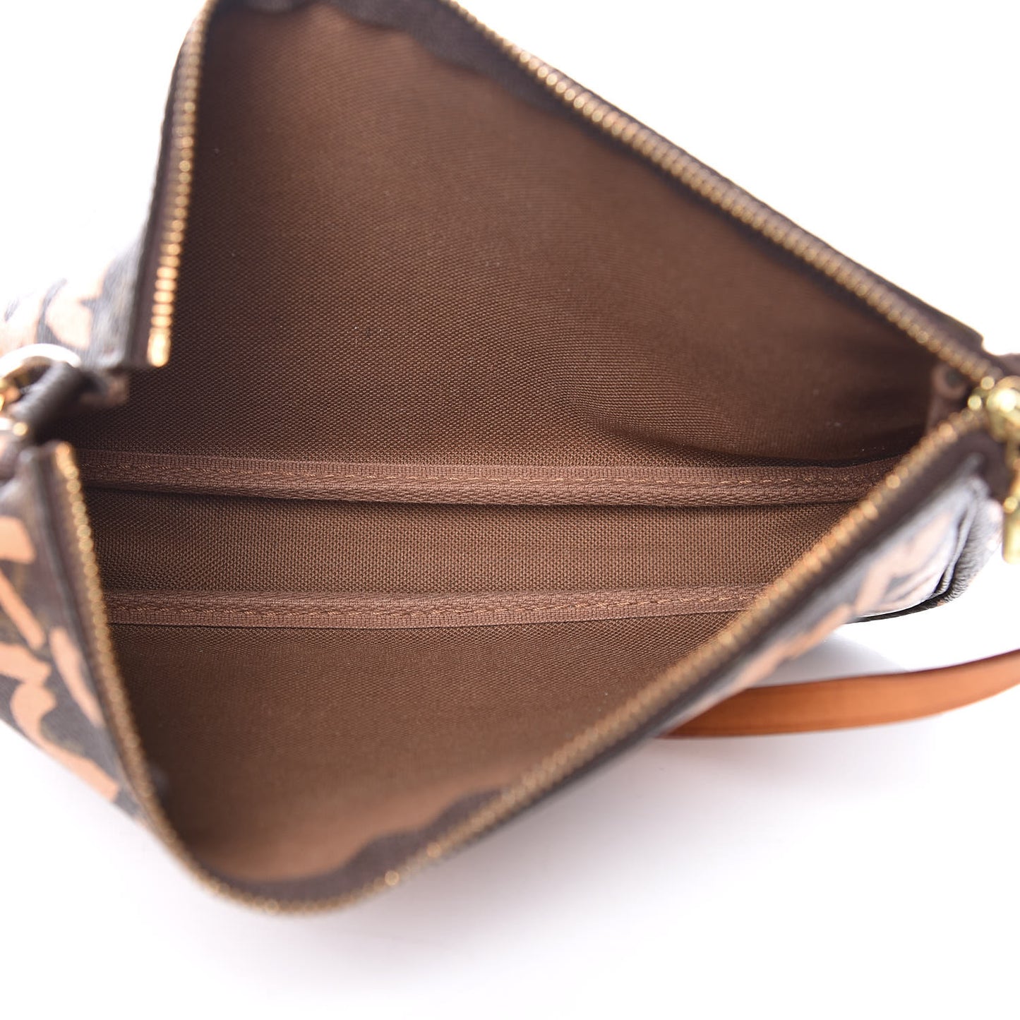 Monogram Graffiti Pochette Accessories Peach