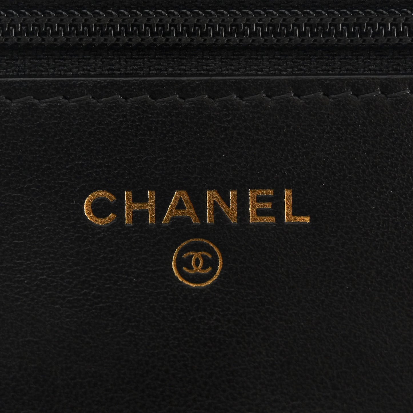 Caviar Quilted Boy Wallet On Chain WOC Black