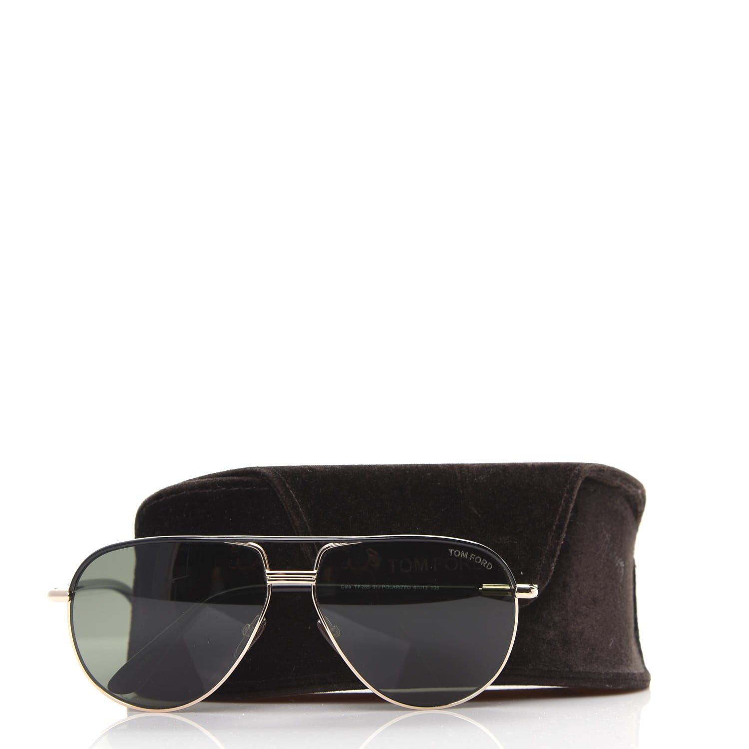 Tom Ford Metal Cole Aviator Polarized Sunglasses TF285 Black 8 of 8