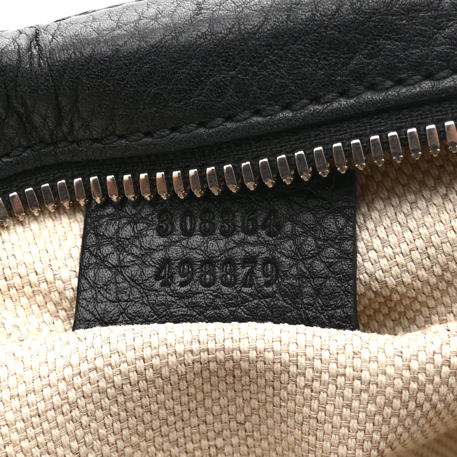 Gucci Pebbled Calfskin Studded Small Soho Disco Bag Black 7 of 11