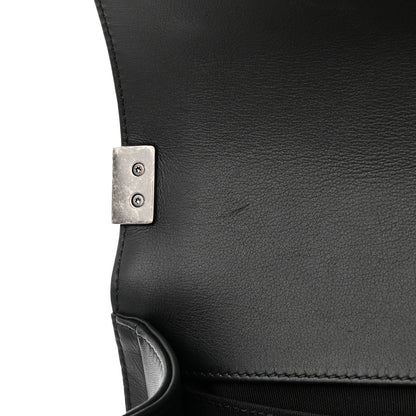 Chanel Calfskin Quilted Medium Boy Flap Black 12 of 13