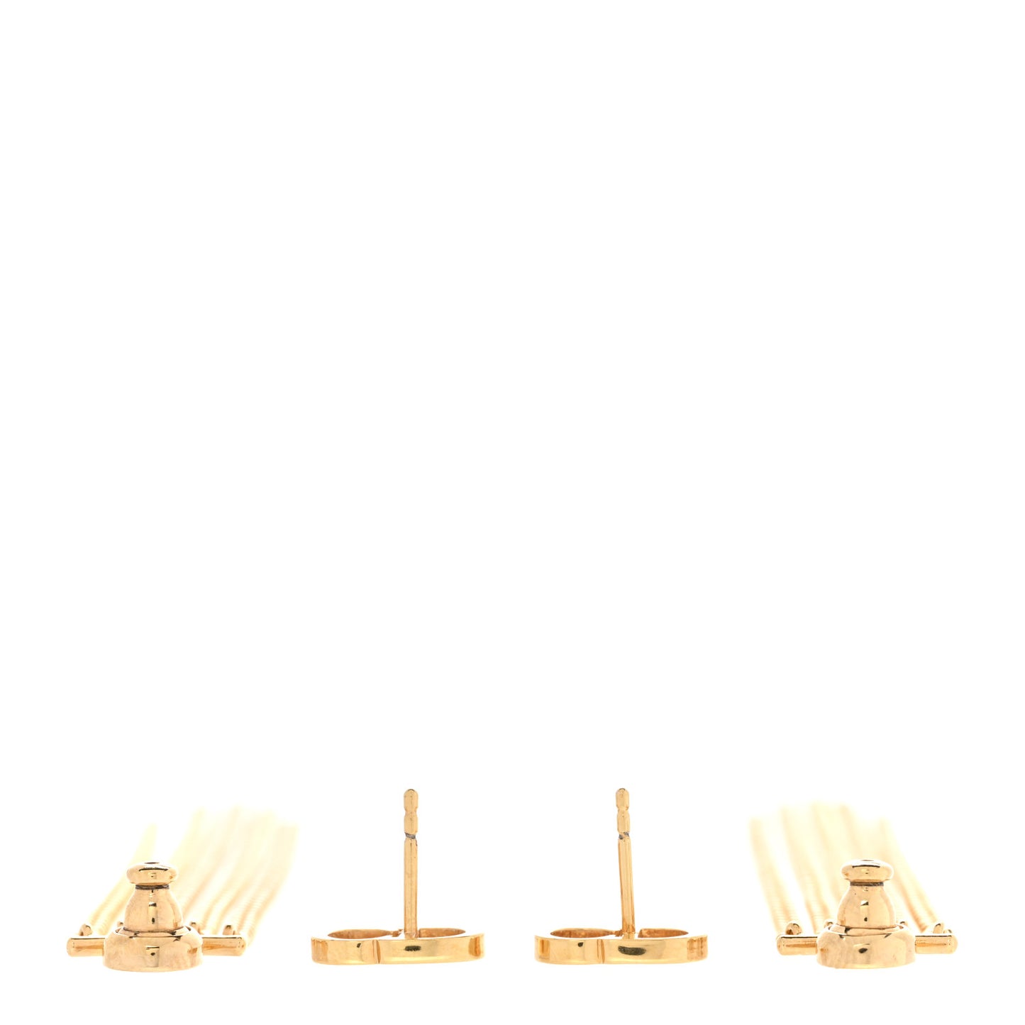 Danseuse Etolie Chain Drop Earrings Gold