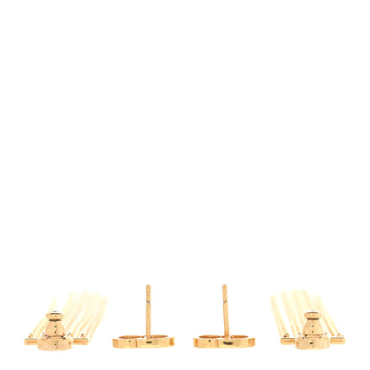 Christian Dior Danseuse Etolie Chain Drop Earrings Gold 3 of 5