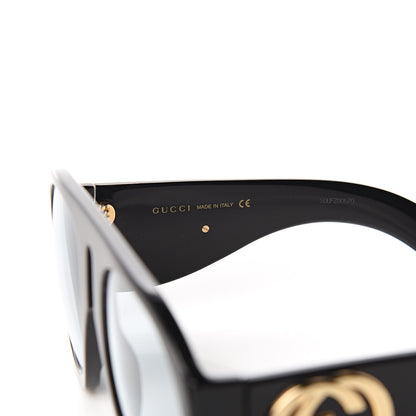 Gucci Oversized Aviator Sunglasses GG0152S Black 6 of 7