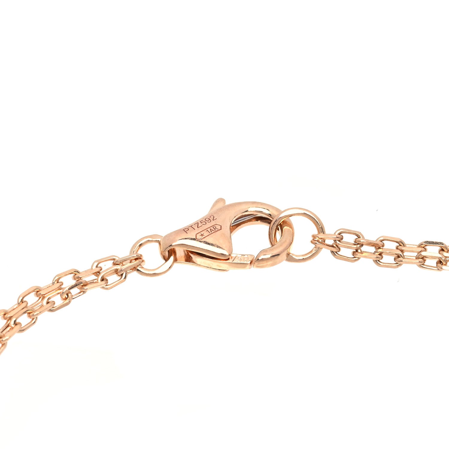 Cartier 18K Pink Gold Diamond LOVE Bracelet 3 of 4