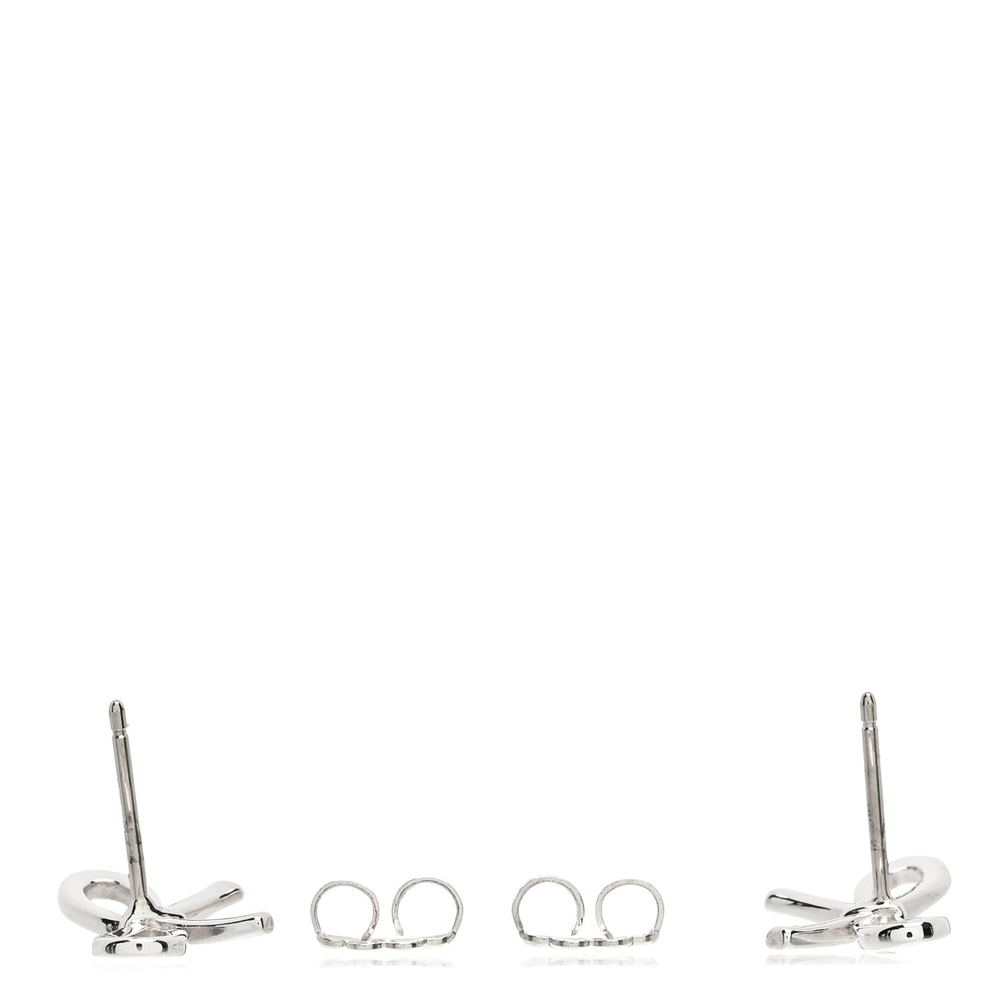 Sterling Silver Bow Earrings