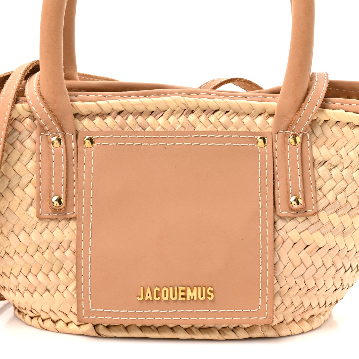 Raffia Le Petit Panier Soli Light Brown