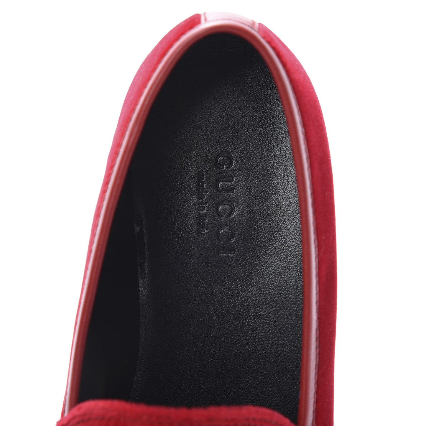 Velvet Horsebit Womens Jordaan Loafers 35 Hibiscus Red