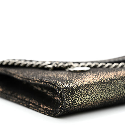 Stella McCartney Metallic Shaggy Deer Mini Falabella Crossbody Bag Black 11 of 12