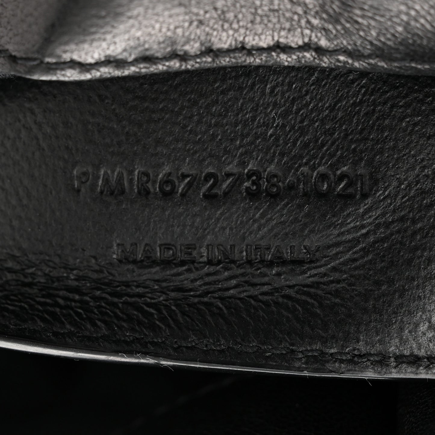 Lambskin Quilted Monogram Mini Nolita Black