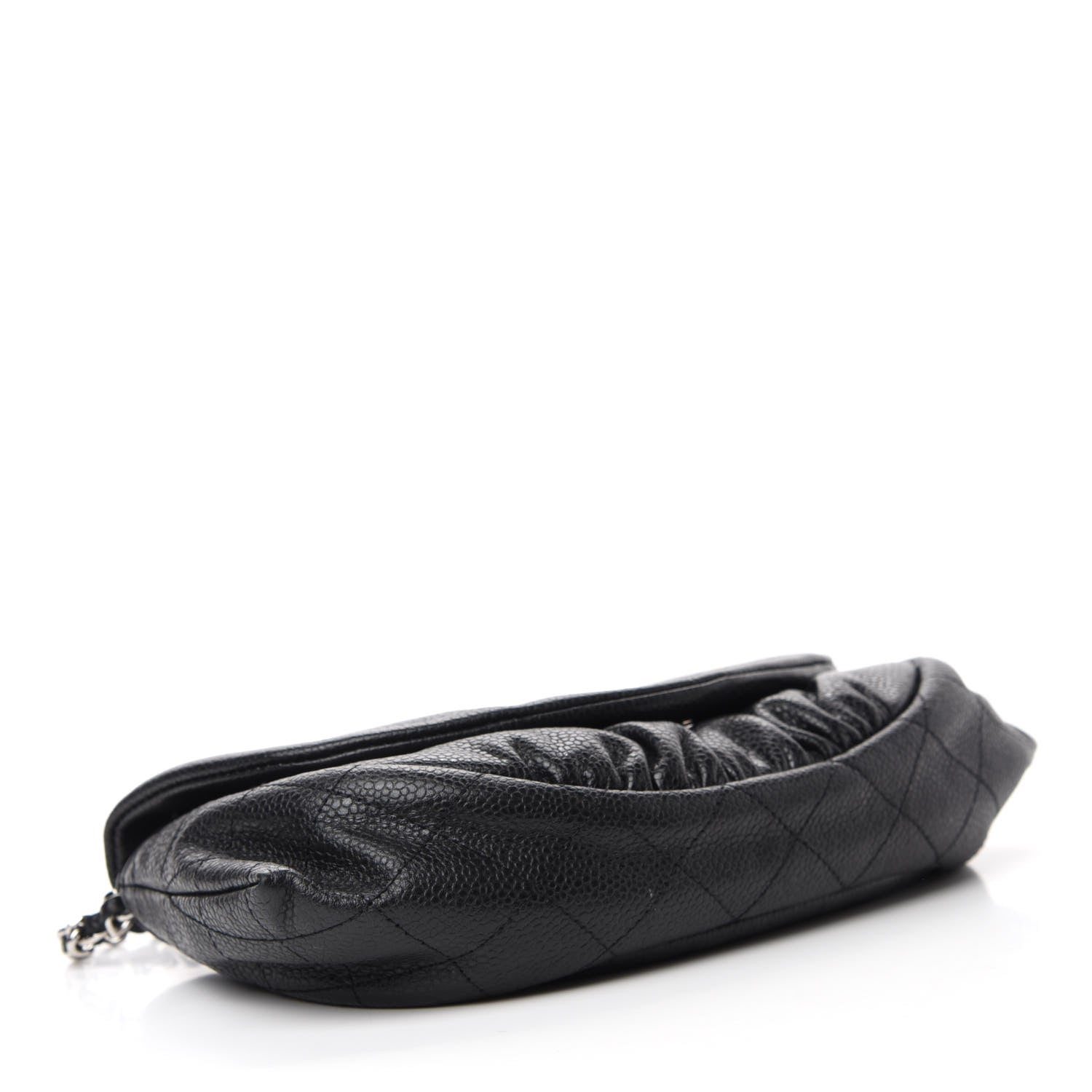 Chanel Caviar Half Moon Wallet On Chain WOC Black 4 of 11