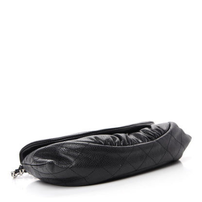 Chanel Caviar Half Moon Wallet On Chain WOC Black 4 of 11