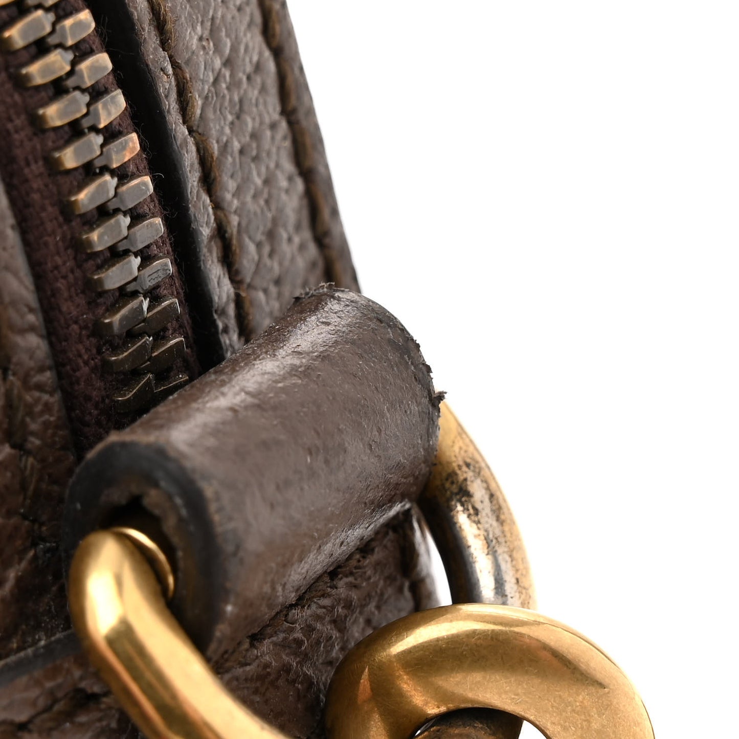 GG Supreme Monogram Textured Dollar Calfskin Web Ophidia Wristlet Shoulder Bag Beige Ebony New Acero