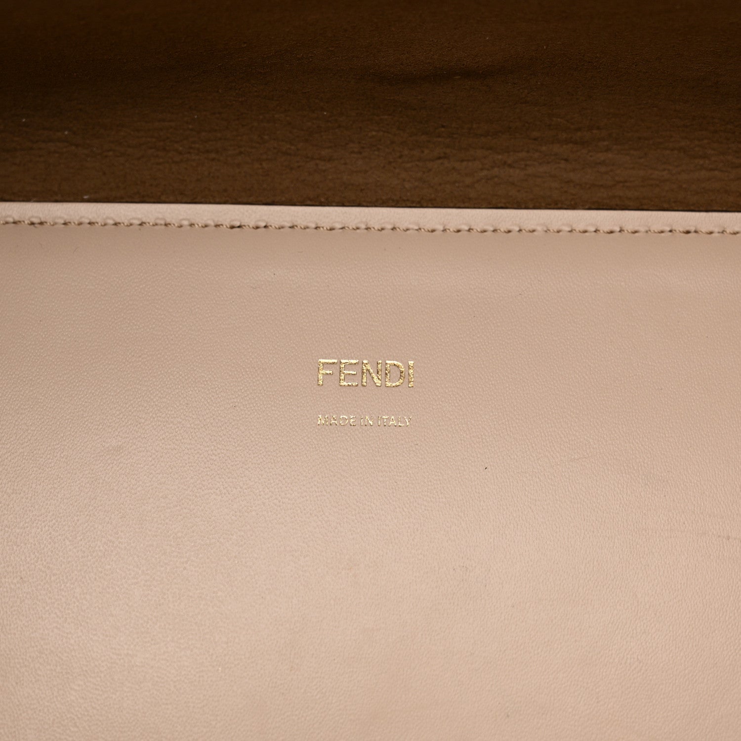 Fendi Vitello King Plexiglass Logo Embossed Medium Fendi Sunshine Shopper Tote Light Rose 6 of 12