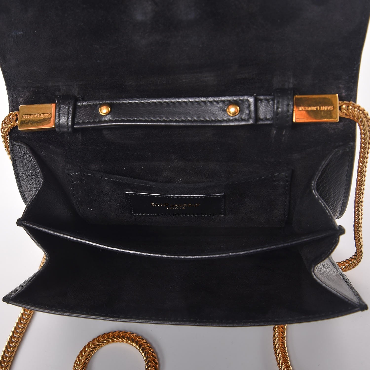 Saint Laurent Calfskin Small Classic Y Satchel Black 5 of 6