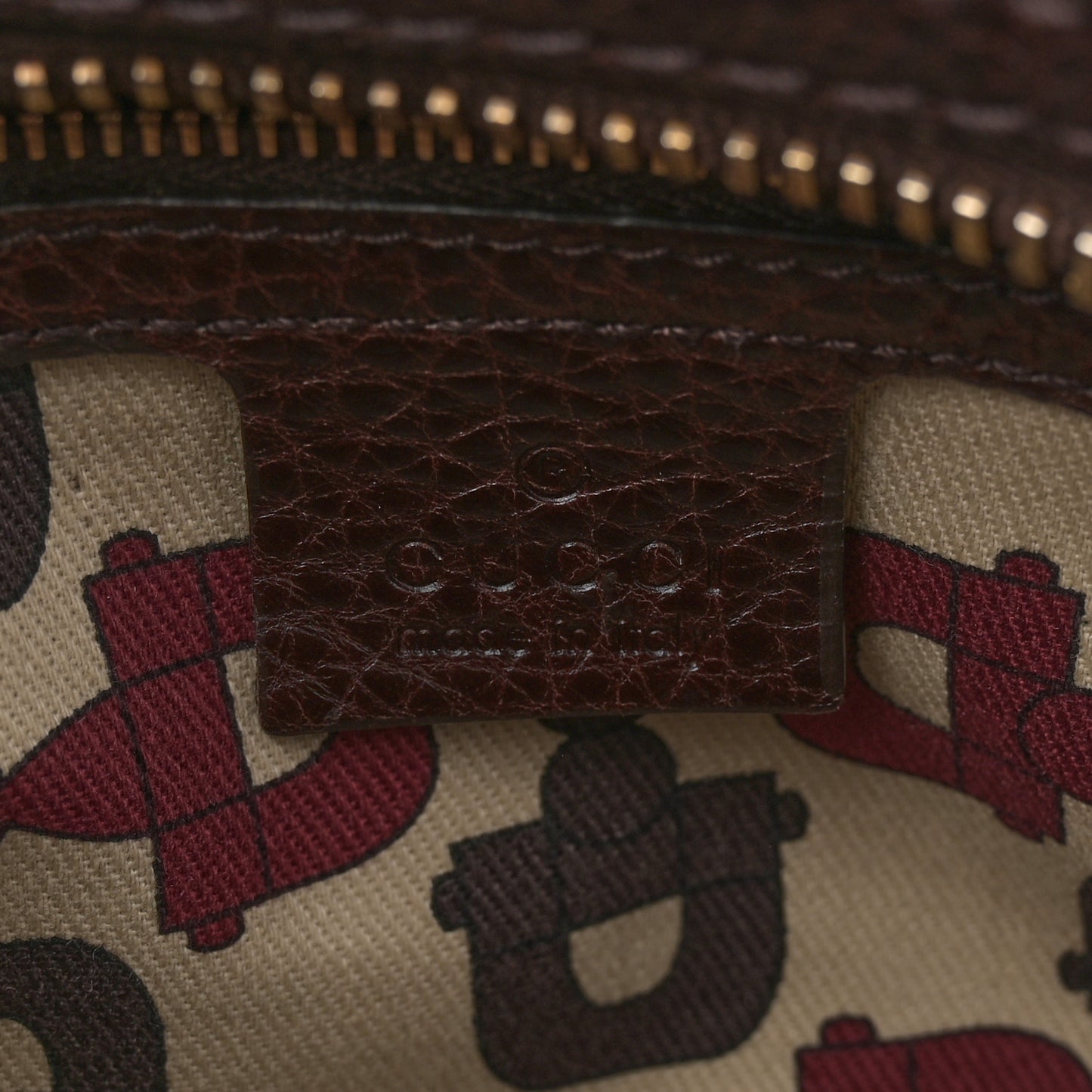 Guccissima Aviatrix Medium Boston Chocolate