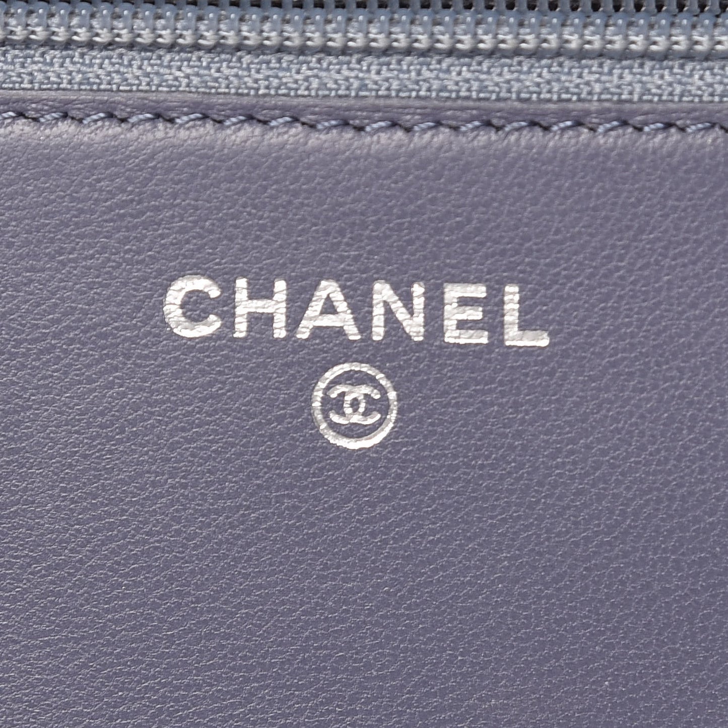 Lambskin Quilted Wallet On Chain WOC Lavender