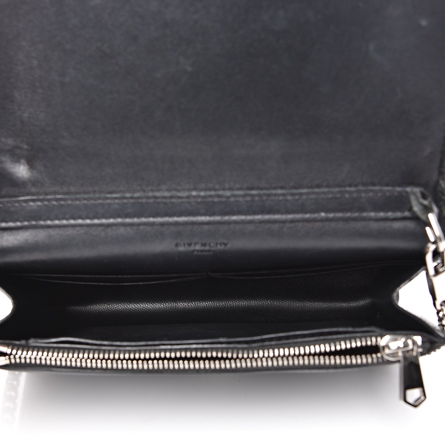 Givenchy Calfskin Star Pandora Chain Wallet Black 4 of 15