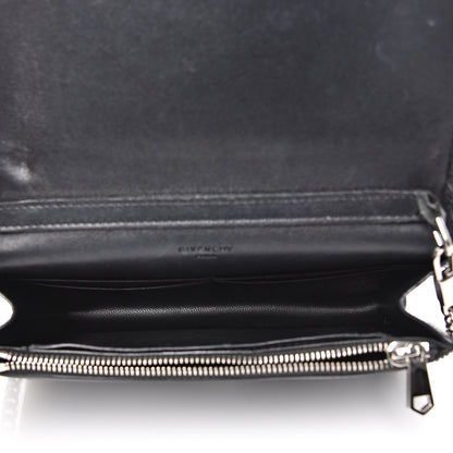 Givenchy Calfskin Star Pandora Chain Wallet Black 4 of 15