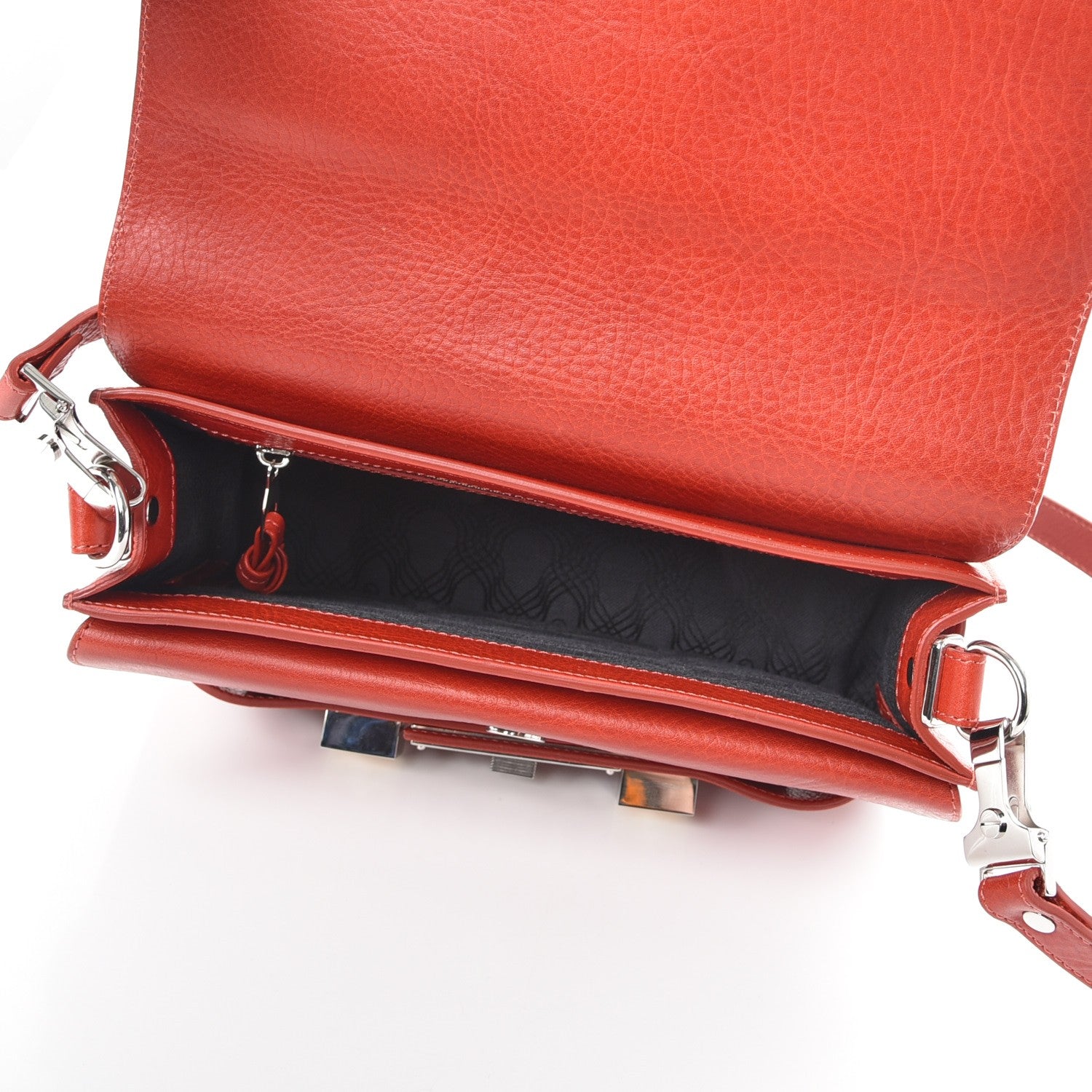 Proenza Schouler Calfskin PS11 Classic Shoulder Bag Red 5 of 9