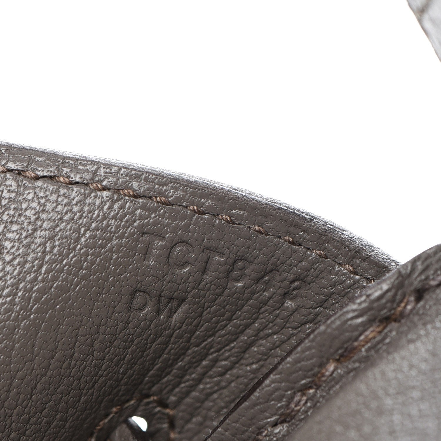 Hermes Taurillon Clemence Birkin 35 Etain 13 of 29