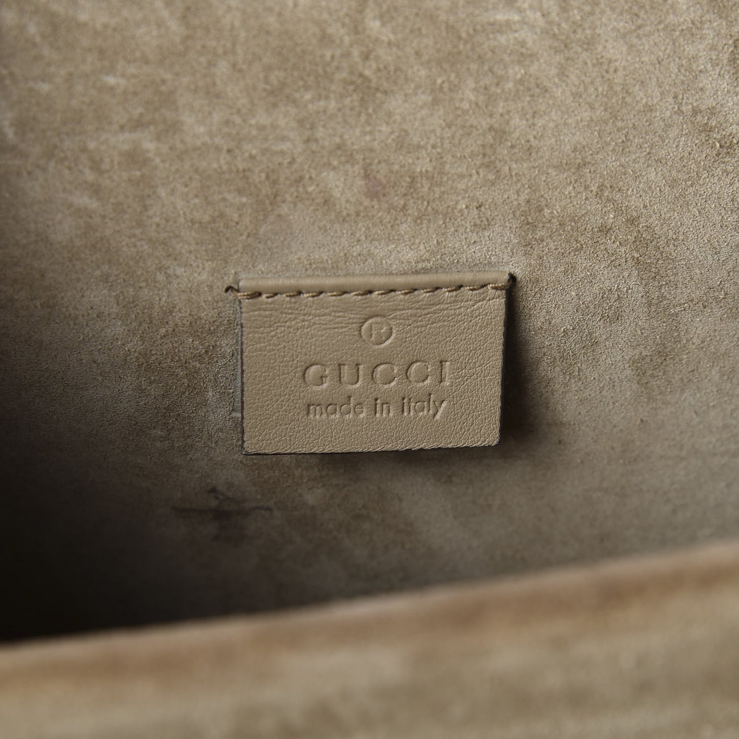 GG Supreme Monogram Mini Dionysus Shoulder Bag Taupe