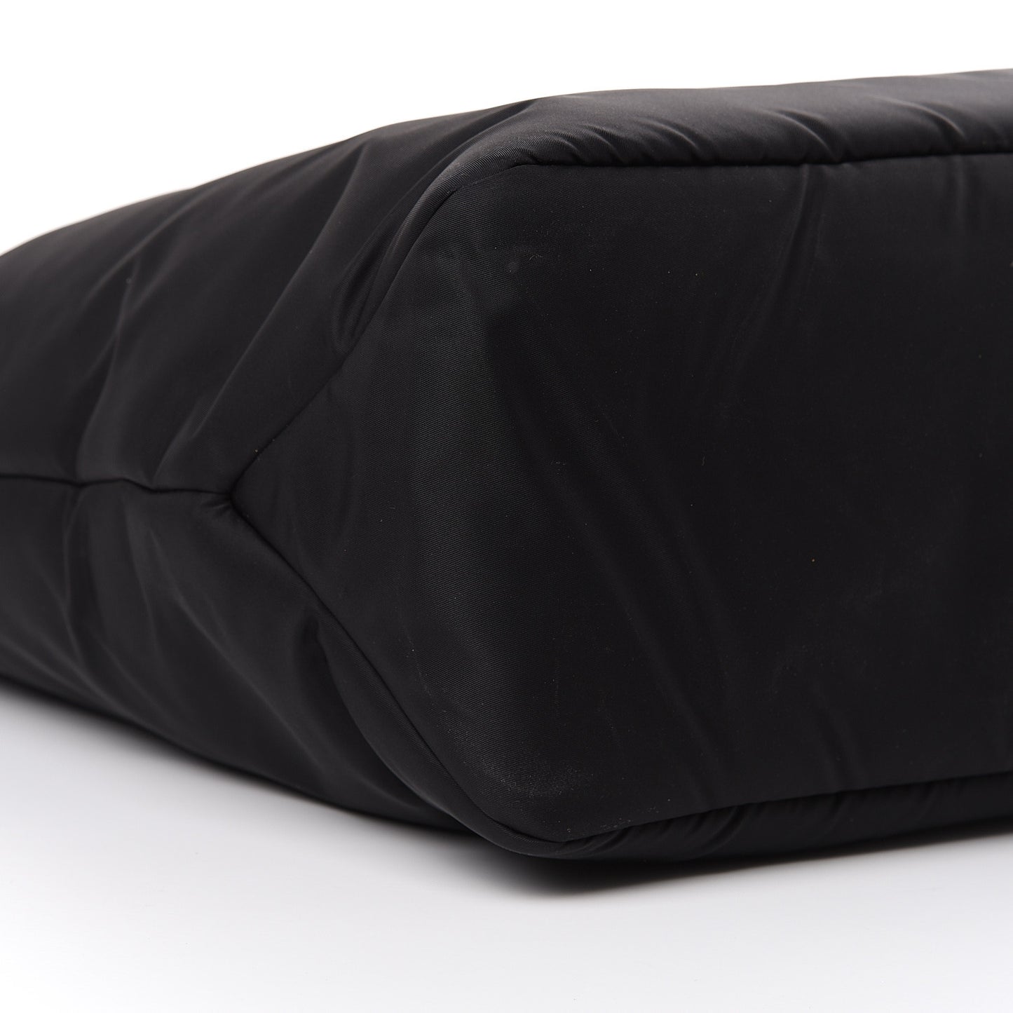 Tessuto Nylon Soft Calfskin Tote Black