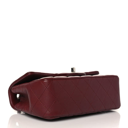 Chanel Lambskin Quilted Mini Rectangular Flap Burgundy 3 of 9