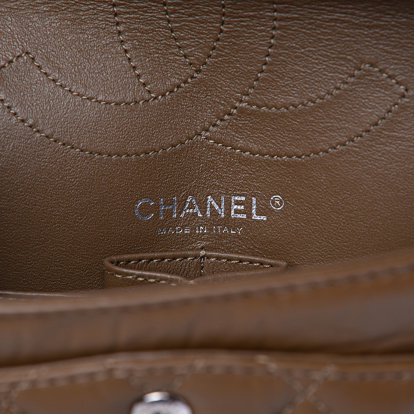 Aged Calfskin Quilted 2.55 Reissue 225 Flap Brown
