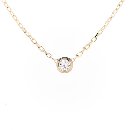 Cartier 18K Pink Gold Diamond SM D'Amour Pendant Necklace 4 of 7
