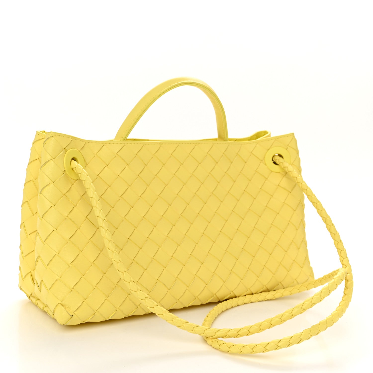 Bottega Veneta Nappa Intrecciato Small East West Andiamo Shoulder Bag Sherbert 3 of 11