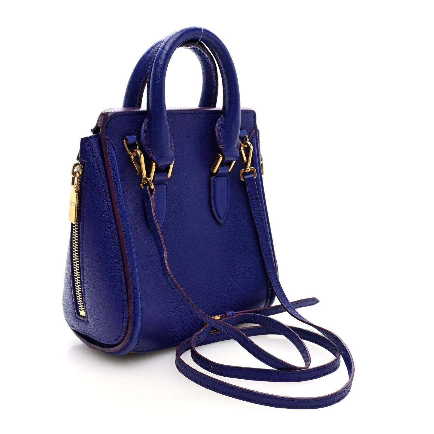 Grain Calfskin Mini Heroine Purple