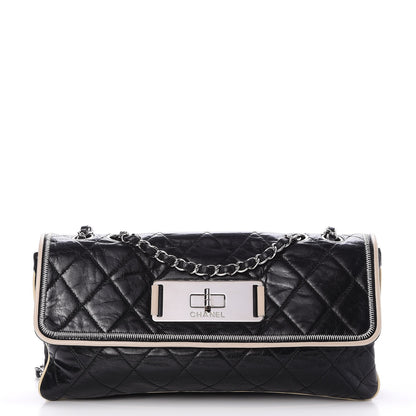 Chanel Lambskin East West Mademoiselle Flap Black 1 of 7
