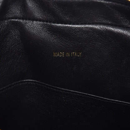 Chanel Lambskin Chevron Quilted Camera Case Black 7 of 10