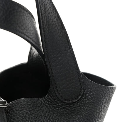 Hermes Taurillon Clemence Picotin Lock 18 PM Black 15 of 17