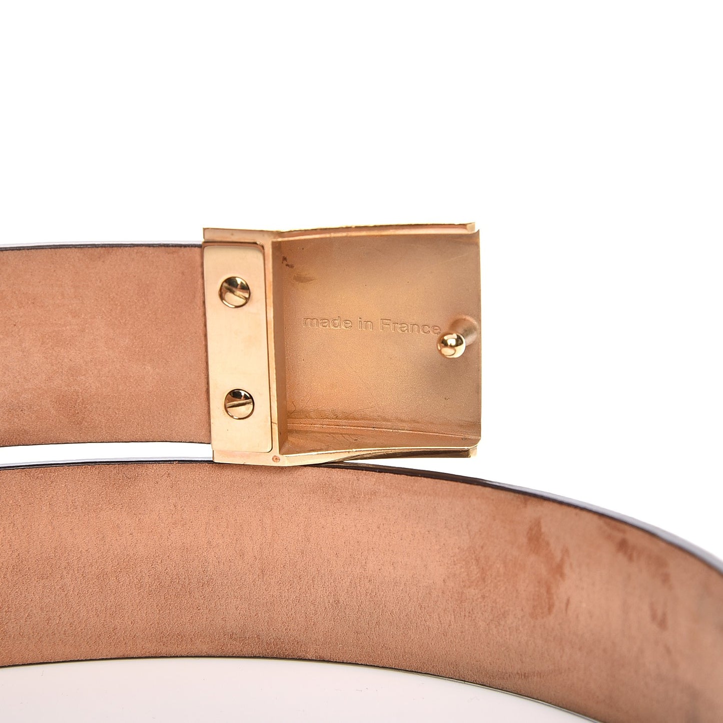 Monogram Ceinture Belt Gold Buckle 85 34