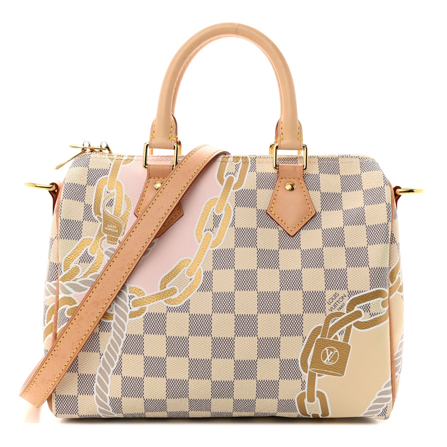 Louis Vuitton Damier Azur Nautical Speedy Bandouliere 25 1 of 14
