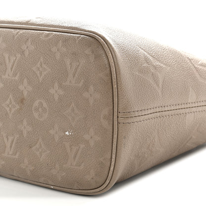 Louis Vuitton Empreinte Monogram Giant Neverfull MM Tourterelle 10 of 16