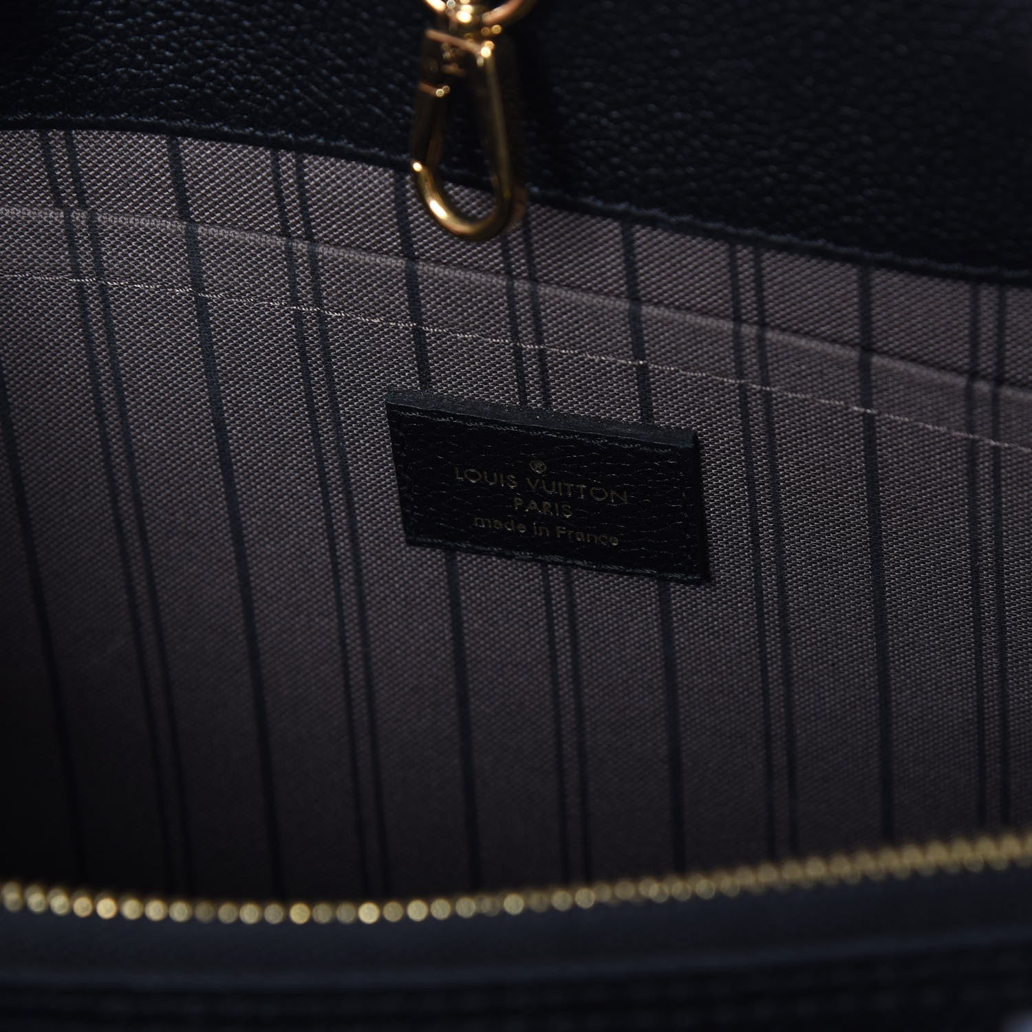 Louis Vuitton Empreinte Montaigne MM Black 10 of 14
