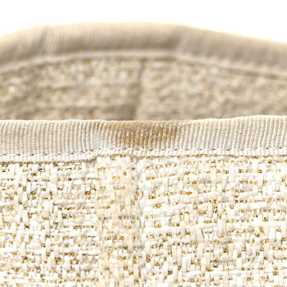 Chanel Canvas Large Deauville Tote Ivory 26 of 35