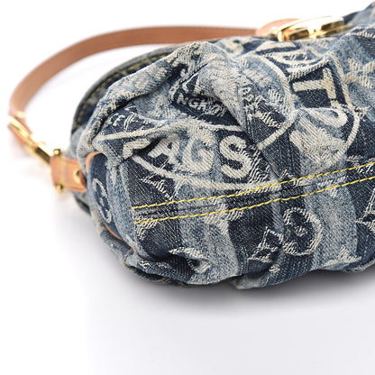 Louis Vuitton Monogram Denim Mini Pleaty Blue 9 of 11
