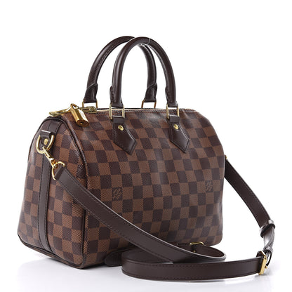Louis Vuitton Damier Ebene Speedy Bandouliere 25 3 of 12
