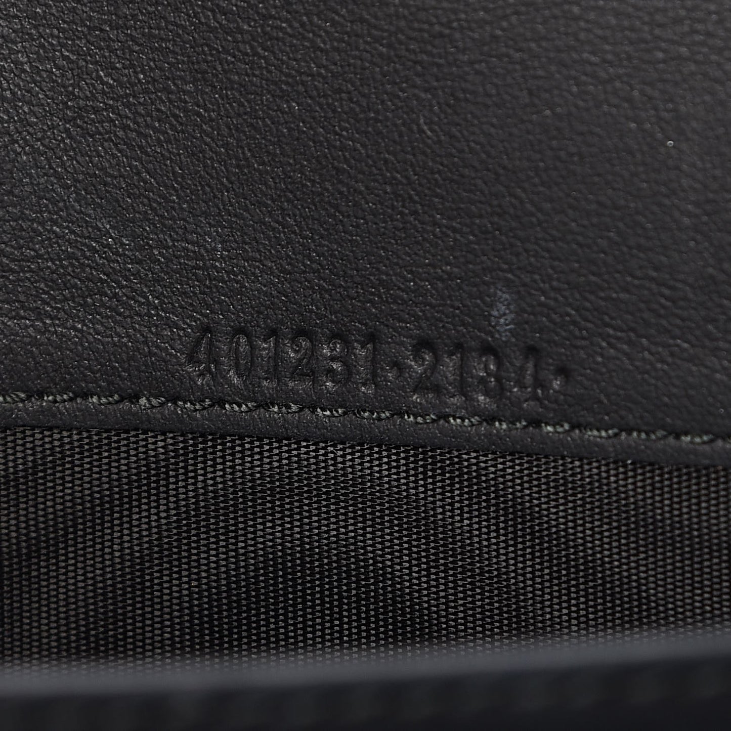 Suede Mini Dionysus Chain Wallet Black