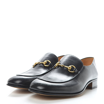 Gucci Goatskin Mens Horsebit Loafers 10.5 Black 3 of 9