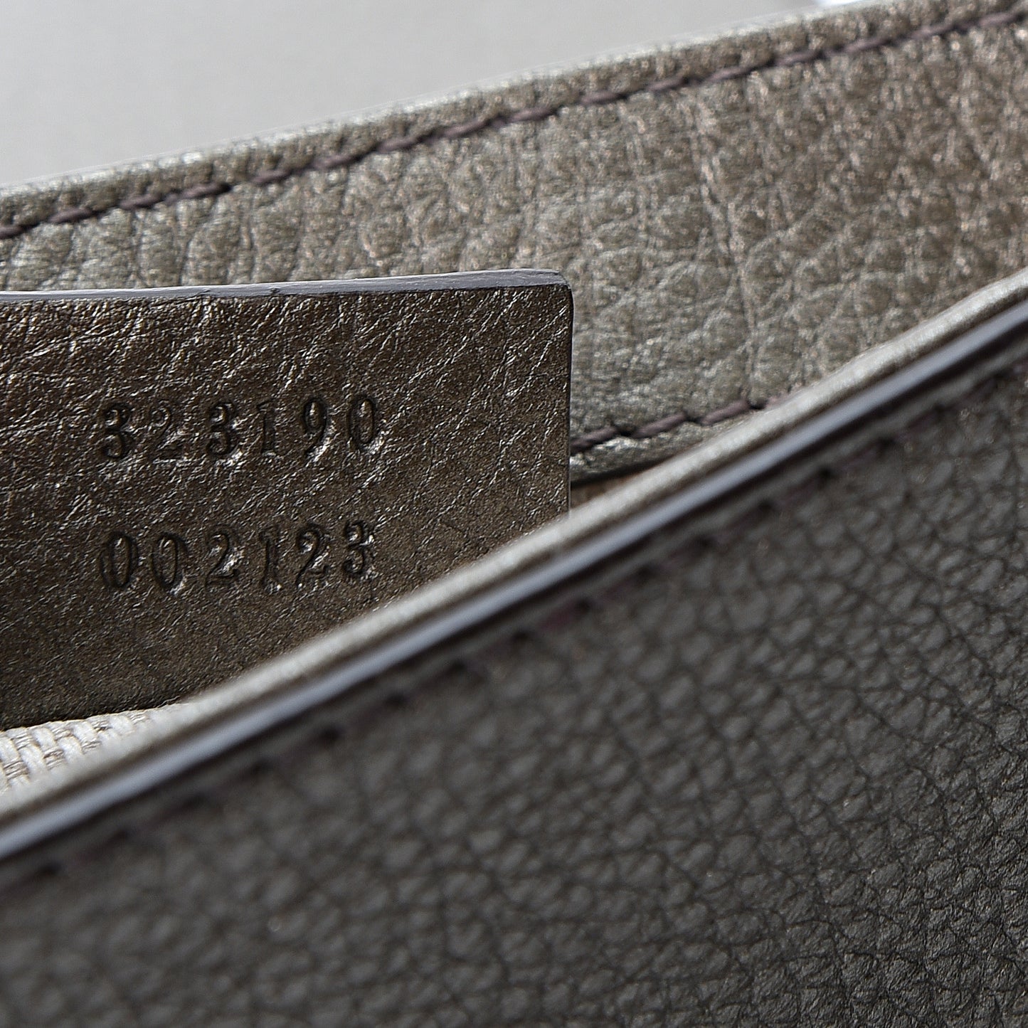 Metallic Pebbled Calfskin Small Soho Flap Crossbody Sasso