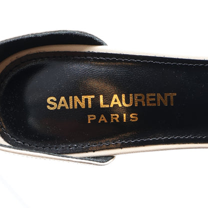 Saint Laurent New Belfagor Jodie 95 Platform Sandal 36.5 Pearl 9 of 11
