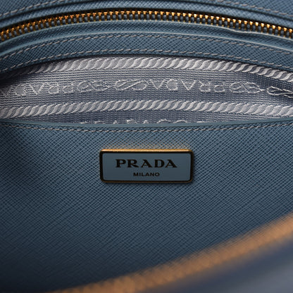 Prada Saffiano Medium Galleria Double Zip Tote Aviazione 8 of 12