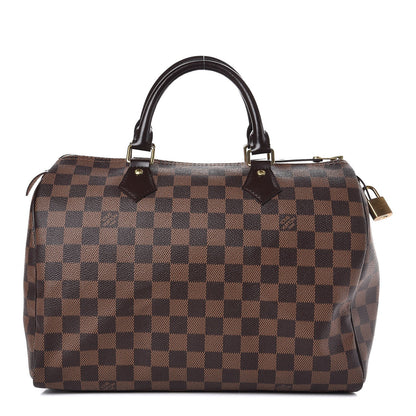 Louis Vuitton Damier Ebene Speedy 30 1 of 8