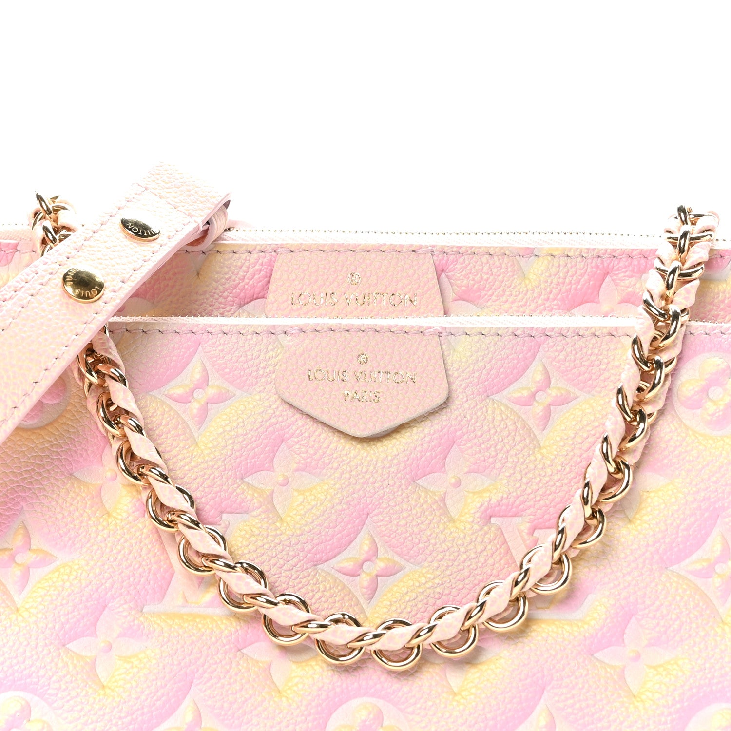 Louis Vuitton Empreinte Monogram Summer Stardust Multi Pochette Accessories Pink 8 of 11